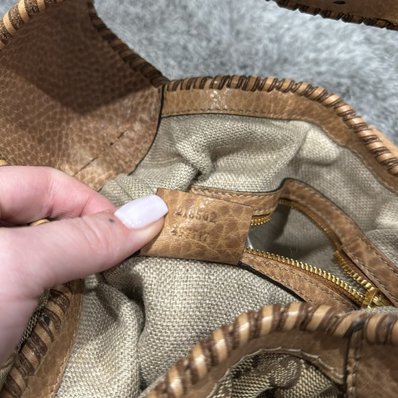 ‼️SOLD‼️Gucci canvas hobo style Jackie bag. - Picture 7 of 9